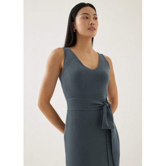 Malea Ribbed Knit Dress