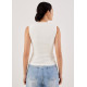 Allegra Square Neck Shell Top