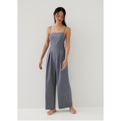 Marta Padded Tie Back Wide Leg Jumpsuit