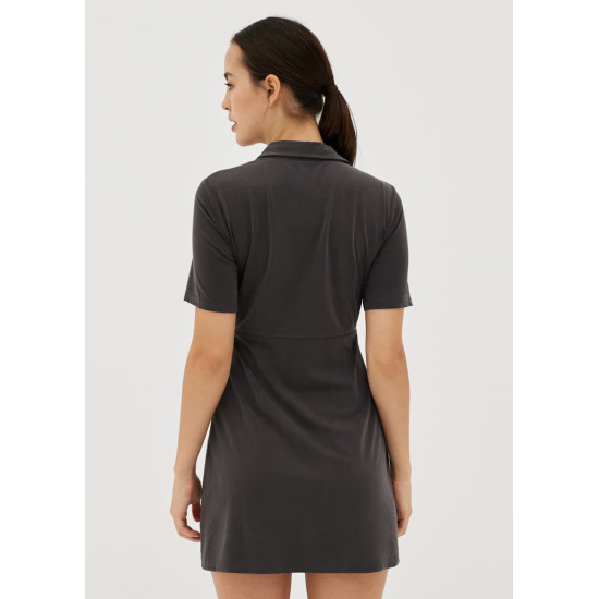 Maycie Cupro Shirt Dress