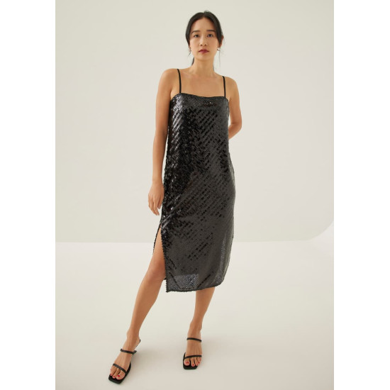 Carter Sequin Column Midi Dress