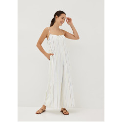 Neisha Wide Leg Jumpsuit in Vivid Linings