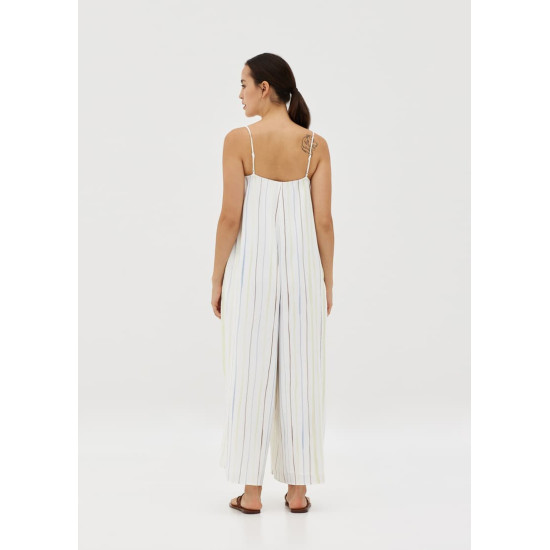 Neisha Wide Leg Jumpsuit in Vivid Linings