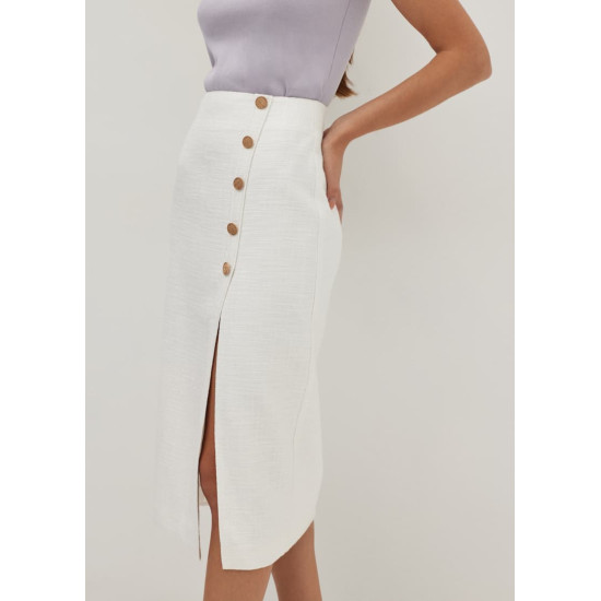 Bevelyn Textured Column Midaxi Skirt