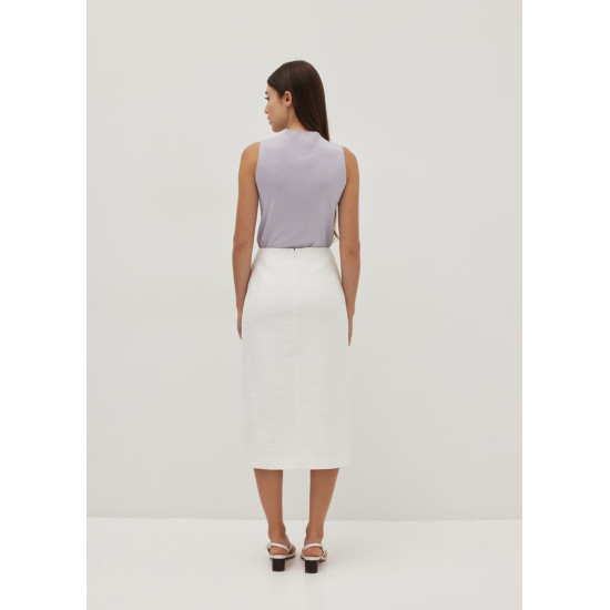 Bevelyn Textured Column Midaxi Skirt