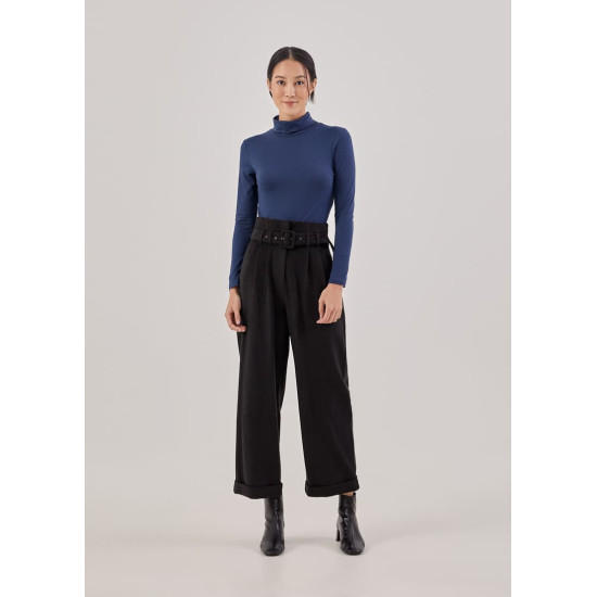 Avian Belted Straight Leg Trousers