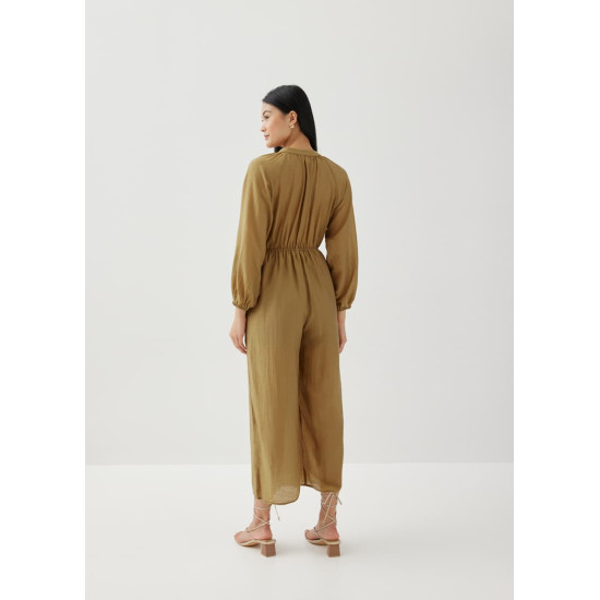 Nikola Elastic Poet Sleeve Jumpsuit