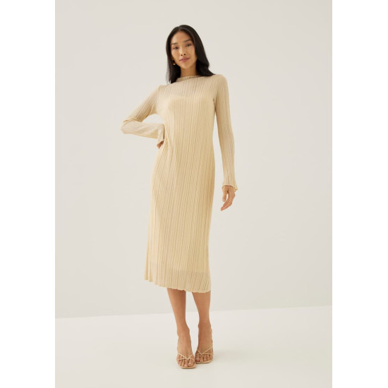 Omie Knit Column Midi Dress