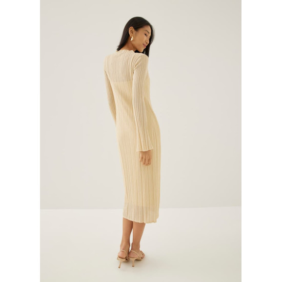 Omie Knit Column Midi Dress