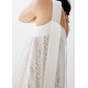 Lace Trapeze Midaxi Dress