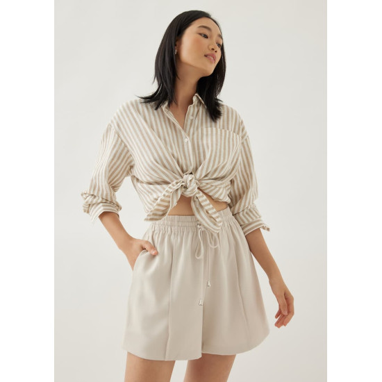 Elyza Striped Oversized Shirt