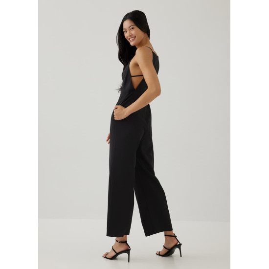 Joni Padded Straight Leg Jumpsuit