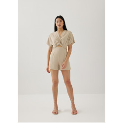 Davine Twist Front Cut Out Romper