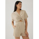 Davine Twist Front Cut Out Romper