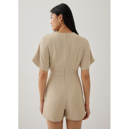 Davine Twist Front Cut Out Romper