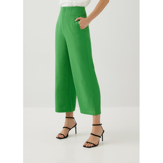 Vietta Textured Straight Leg Pants