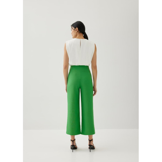 Vietta Textured Straight Leg Pants