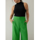 Vietta Textured Straight Leg Pants