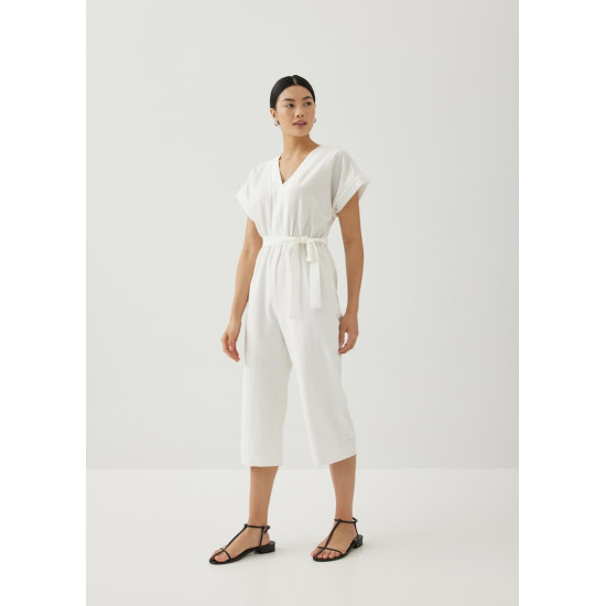 Lysle Ladder Trim Straight Leg Jumpsuit