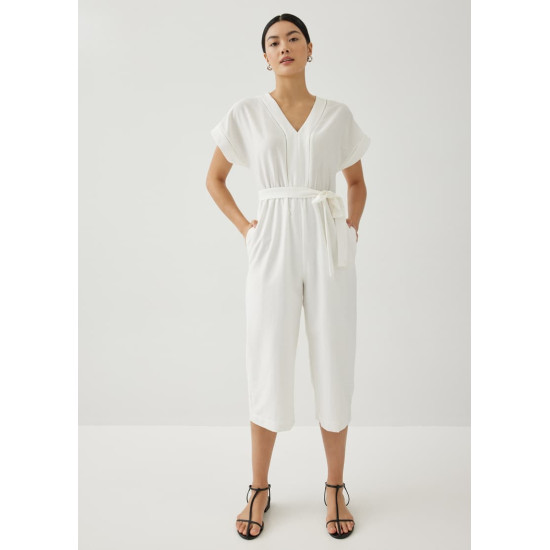 Lysle Ladder Trim Straight Leg Jumpsuit