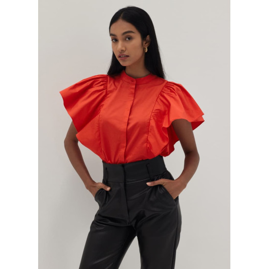 Fiora Flutter Sleeve Shirt