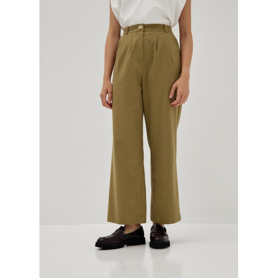 Nida Linen Straight Leg Pants