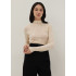 Delilah Pointelle Wool Blend Knit Top