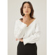 Jorea V-neck Puff Sleeve Blouse