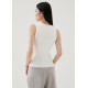 Zebbie Asymmetric Knit Tank Top