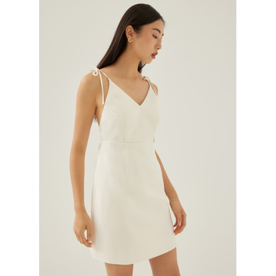 Jovene Padded Low Back Mini Dress