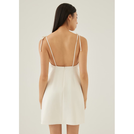 Jovene Padded Low Back Mini Dress