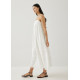 Bryle Textured Cotton Midaxi Dress