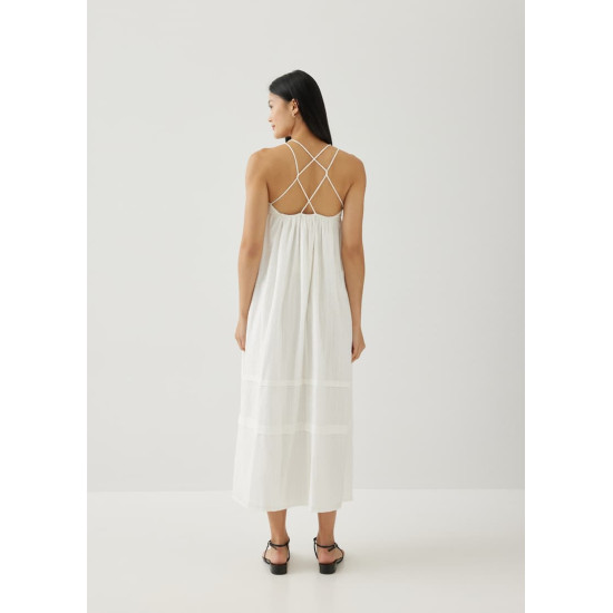 Bryle Textured Cotton Midaxi Dress