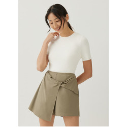 Dessa Linen Twist Front Skort