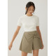 Dessa Linen Twist Front Skort