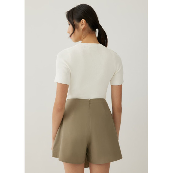 Dessa Linen Twist Front Skort