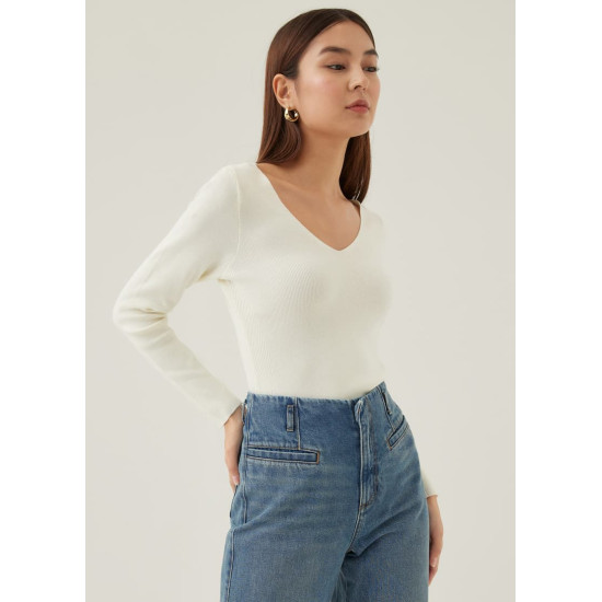 Evita Fitted Knit Top