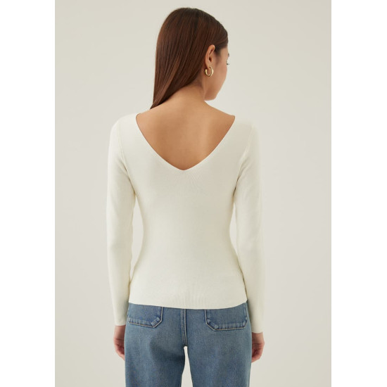 Evita Fitted Knit Top