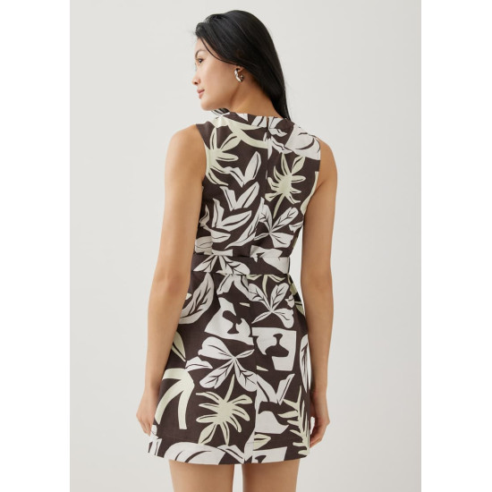 Lupita Wrap Dress in Tropical Breeze