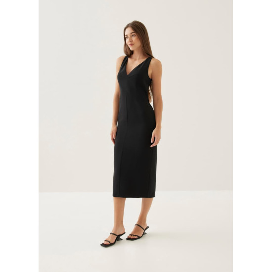 Cera Classic Column Midi Dress