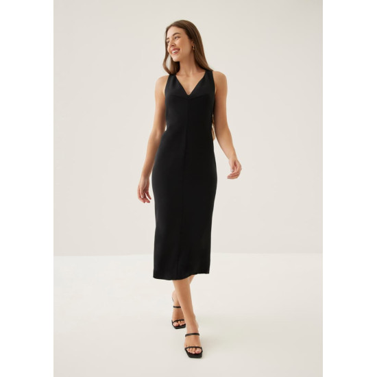 Cera Classic Column Midi Dress