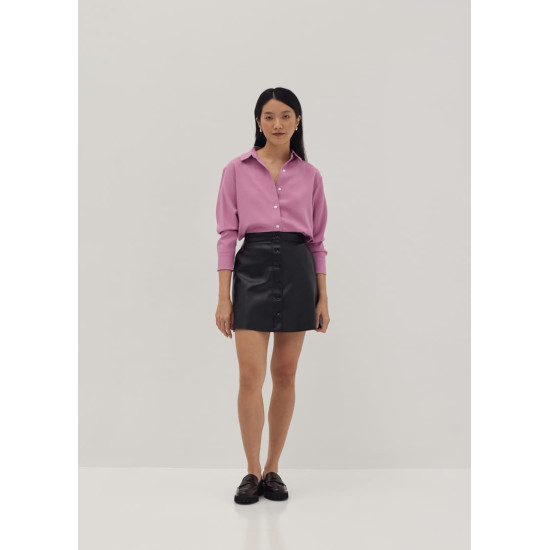 Jessica Faux Leather Mini Skirt