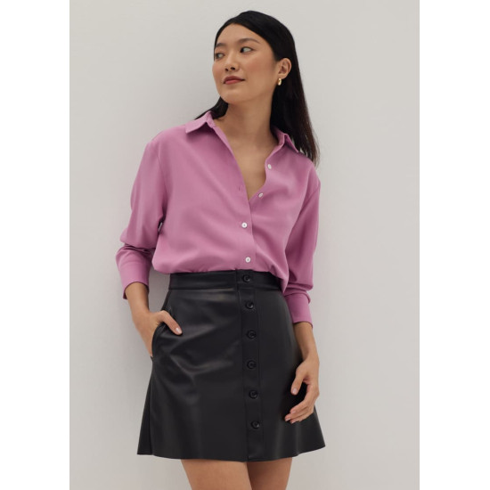 Jessica Faux Leather Mini Skirt