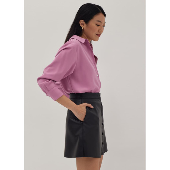 Jessica Faux Leather Mini Skirt