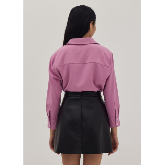 Jessica Faux Leather Mini Skirt