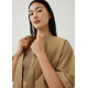 Ylia Cotton Ladder Trim Boxy Shirt