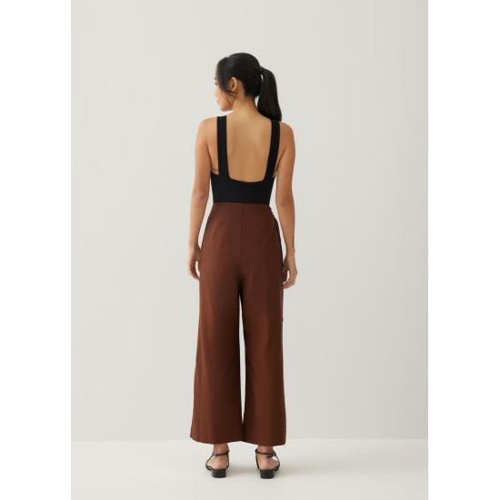 Derya Cotton Wide Leg Pants