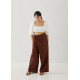 Derya Cotton Wide Leg Pants