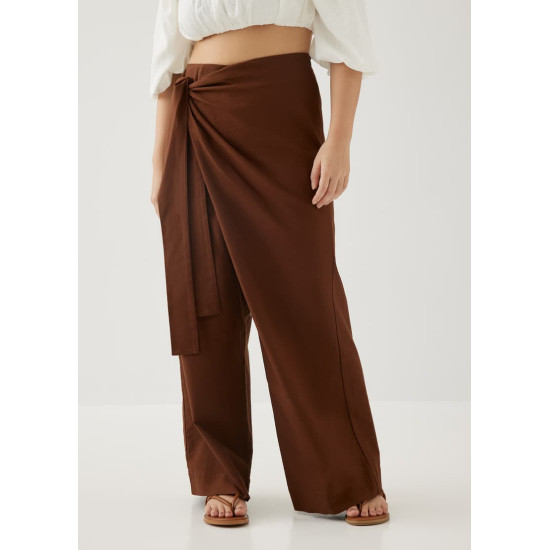 Derya Cotton Wide Leg Pants