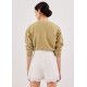 Zelle Broderie Scallop Hem Shorts